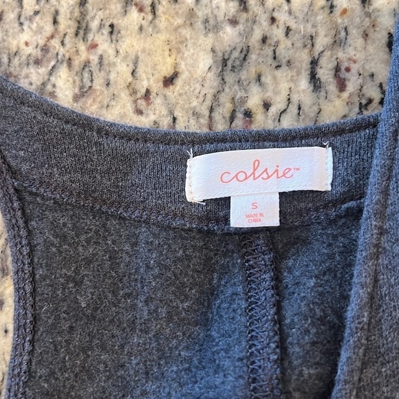 ⭐️Colsie Romper in Charcoal,Sinfully Soft, Stretch,Excellent Wardrobe Add!Size S - Picture 6 of 13